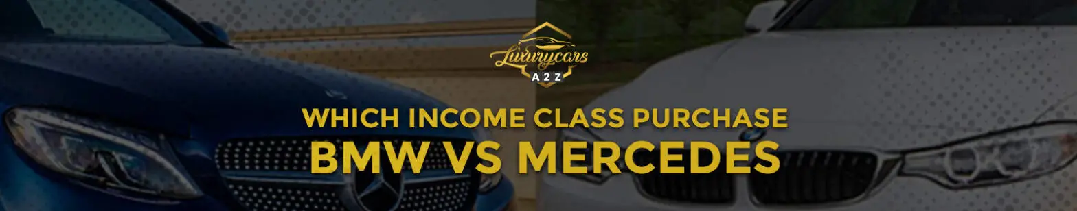 Vilken inkomstklass köper BMW respektive Mercedes?