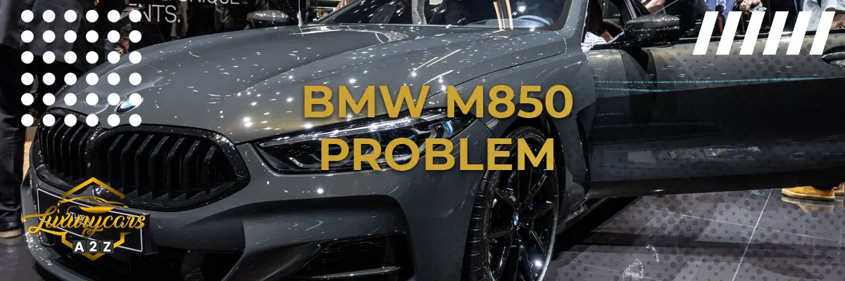 BMW M850 problem