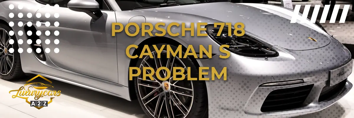 Porsche 718 Cayman S problem & fel