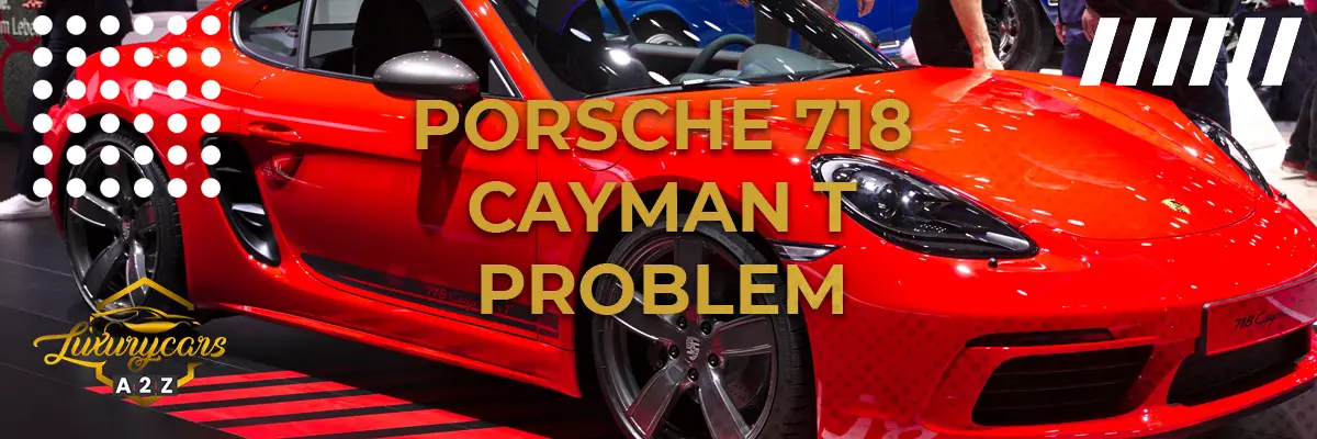 Porsche 718 Cayman T problem & fel